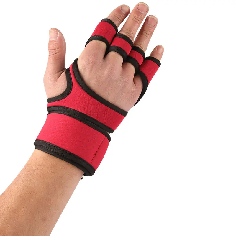 Weight Lifting Training Gloves for Women and Men, Body Building, Gymnastics Grips, Gym Hand Palm, Wrist Protector