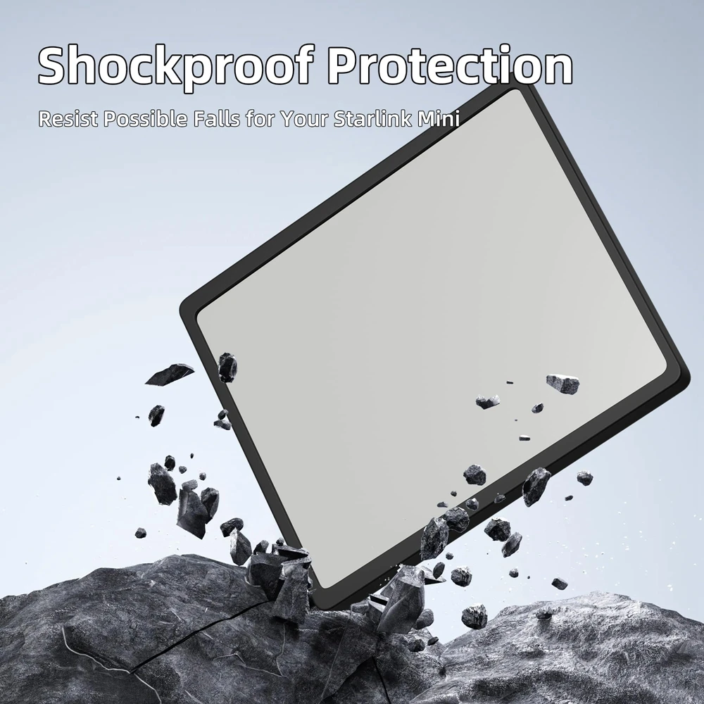 สําหรับ Starlink Mini Luquid ซิลิโคนป้องกันกรณีฝาครอบเสาอากาศ Protector Anti-Reflection สําหรับ Mini Starlink จาน Accessorie