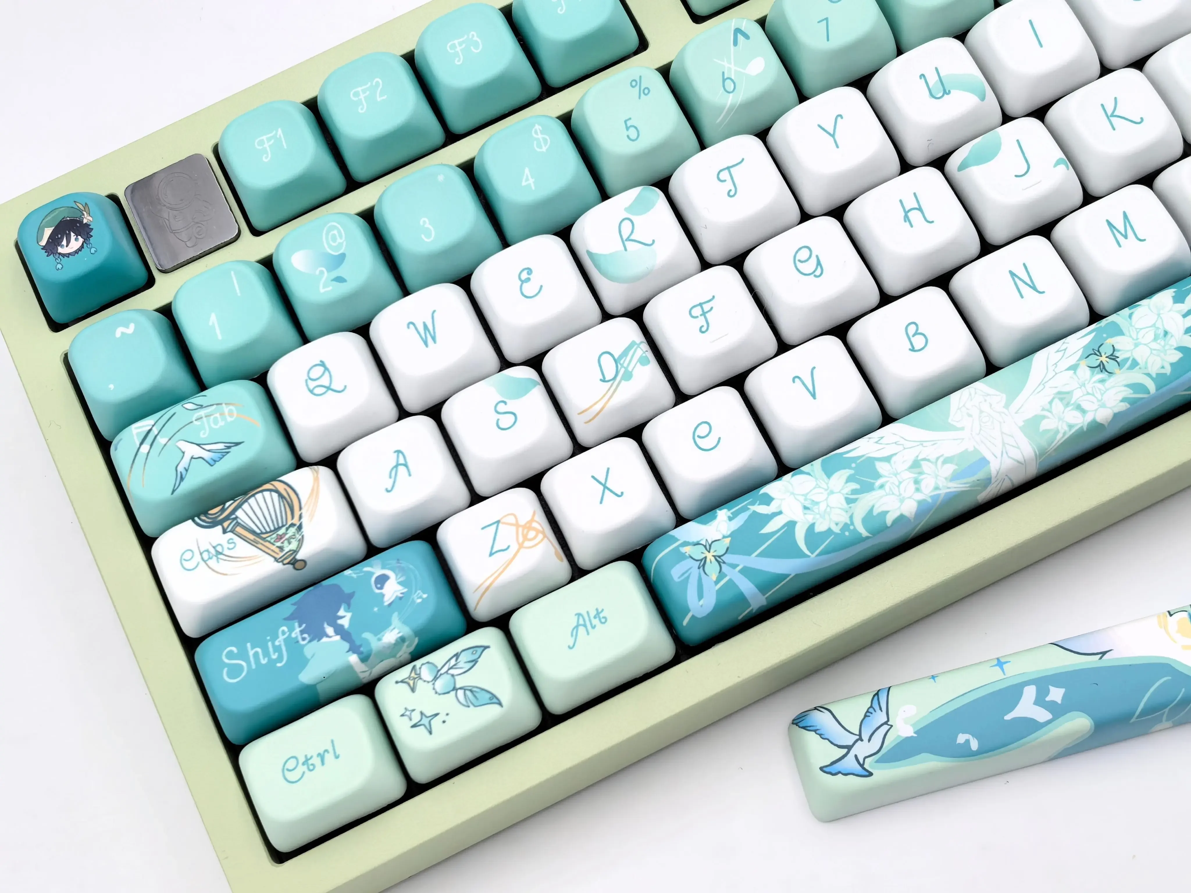 Game Game Genshin Impact Limited Edition Venti Theme Keycaps Gaming Merchandise Accessory DIY Prop Cosplay Halloween Christmas Gift - Aliexpress Deal