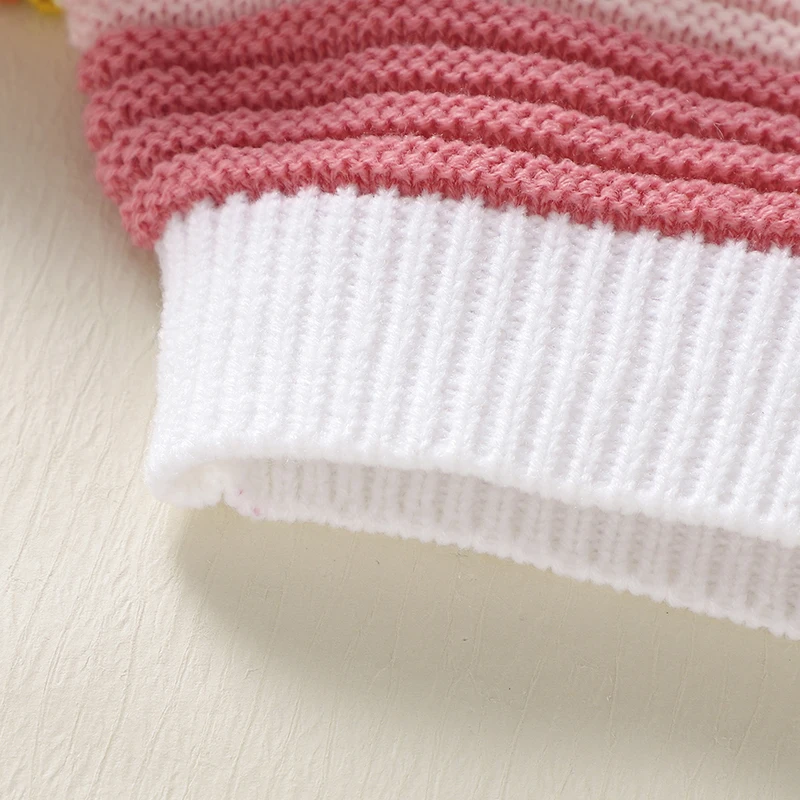 Jersey de punto suave de manga larga con botones para niña - Invierno - imagen 2
