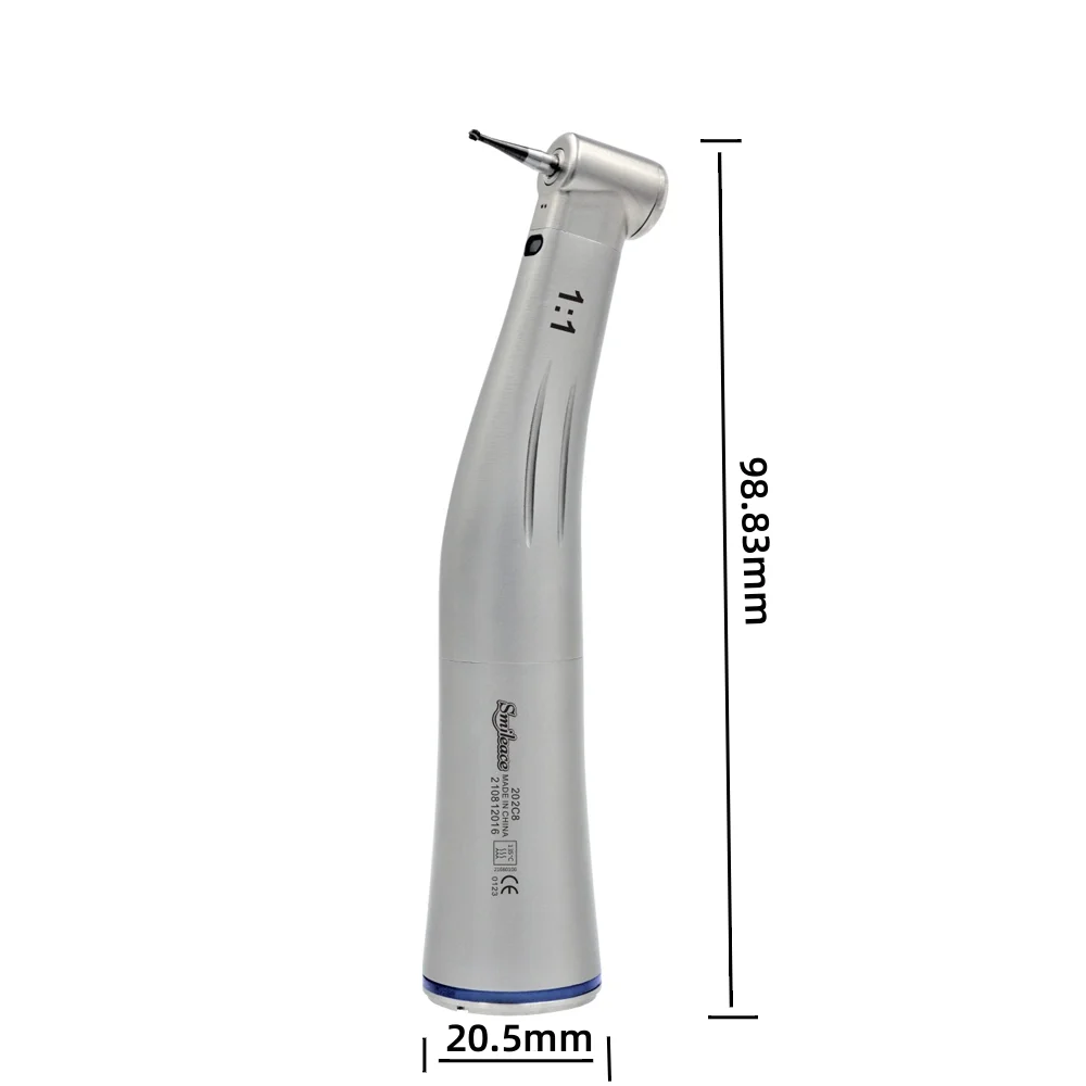 Dental 1:1 Contra Angle Fiber Optic Low Speed Handpiece Inner Water Spray Handpiece