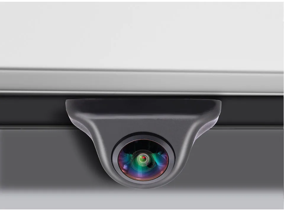 SMARTOUR 180 Grad 4K 1920x1080P Auto-Rückfahrkamera Fischaugenobjektiv AHD NTSC Format HD Nachtsicht für Autoradio MP5 – Detail 1