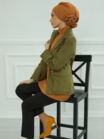 Chapeau islamique pour femmes, hijabs pour femmes, écharpe de sauna à fleurs de carillon, bonnet sous-casquette, turban musulman pour dames, tête ronde, bandana Skullcap 5
