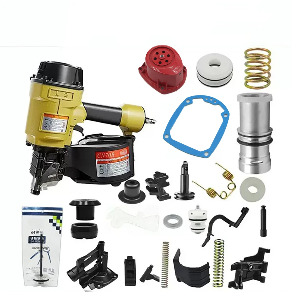 Kit de Revisão de Pistola de Pregos de Bobina Pneumática Cn70 Acessórios Air Nail Gun Peças de Reparo Originais
