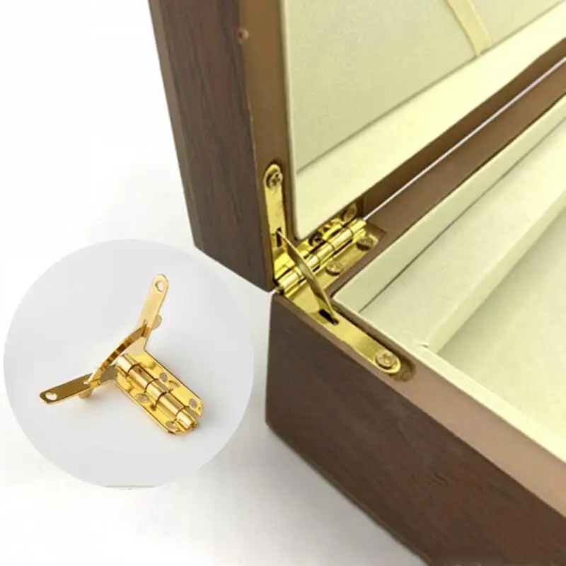 Wooden Box Hardware Accessories Upscale Cigar Box Hinge Luxury Hinge Gift Box Hardware Accessories W-013 10pc/lot Free Screw