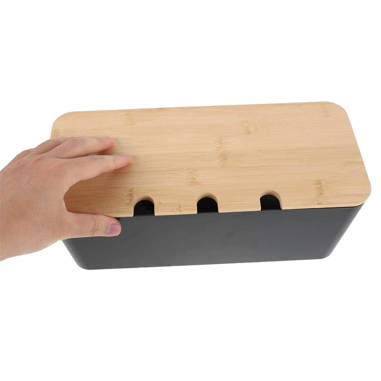 Floor Cable Hide Surge Protector for Desk Cover Power Cord Organizer Boxes Storage Bin