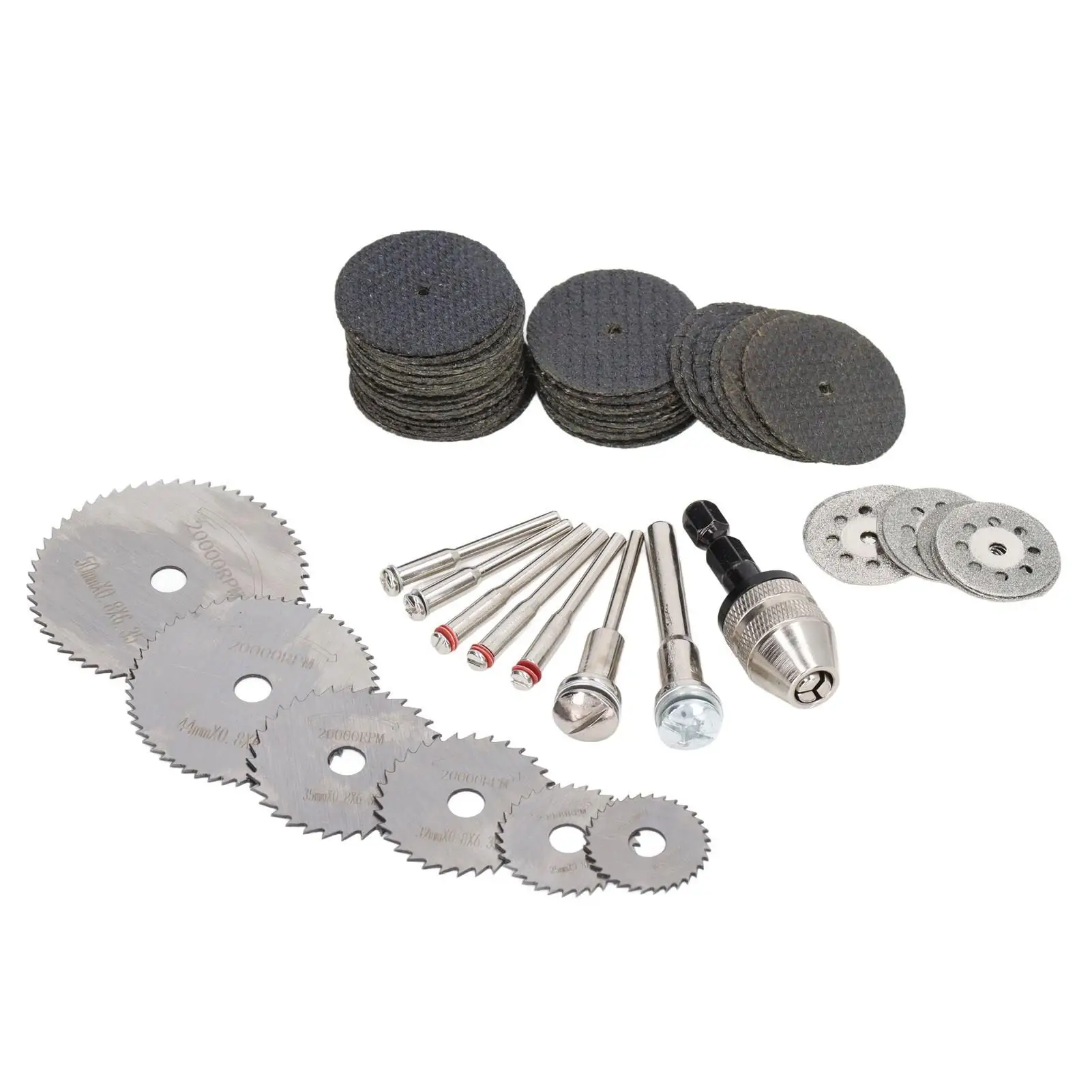

Resin Cutting Wheels Tool Kit HSS Saw Blades for wood Metal Plastic Cutting Discs Set
