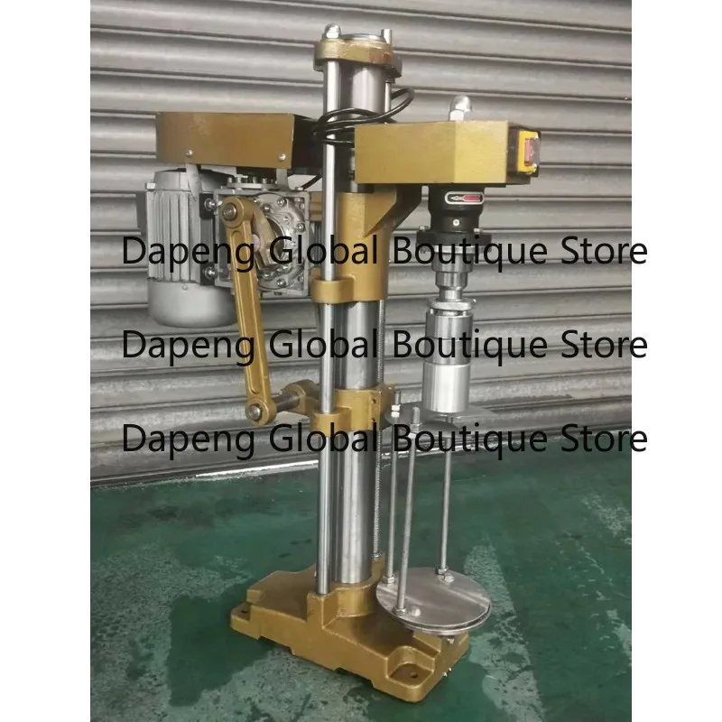 Semi Automatic Wine Bottle PVC Heat Shrink Capping Equipment Liquor Container Sealing Press Machine