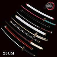 Kimetsu no Yaiba Sword Weapon Demon Slayer Satoman Tanjiro Cosplay Sword 1:1 Anime Ninja Knife Alloy Samurai Knife Props