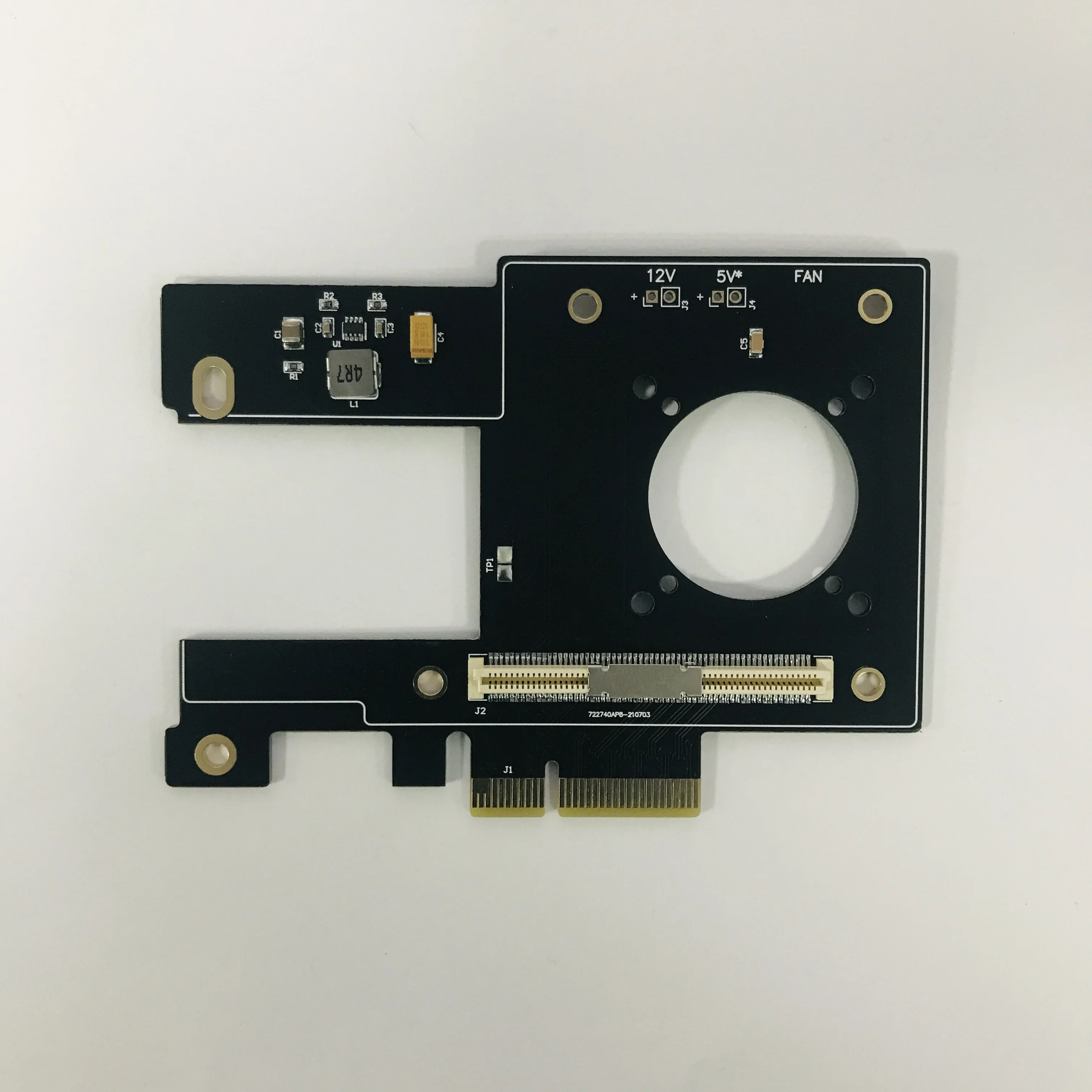 For OCP to PCIE Quanta 10G network interface card adapter card x520 adapter card X4 sunken gold board