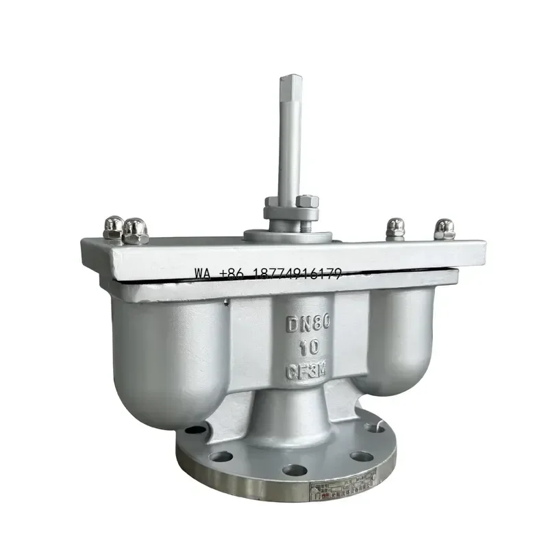 wmwmnu HR-QB2-16 Double Orifice Automatic Air Valve Stainless Steel 304 316 Flanged Quick Exhaust Vent Valve for Water Works