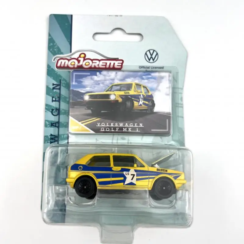 Majorette 1/64 Volkswagen Beetle Golf mk1 T3 T1 VAN PICKUP surfboard Alloy car model Furnishing articles collection