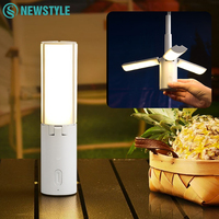 Folding Camping Lantern Flashlight Rechargeable 3 Modes Portable Outdoor Camping Lights Hanging Tent Emergency Hiking Garden