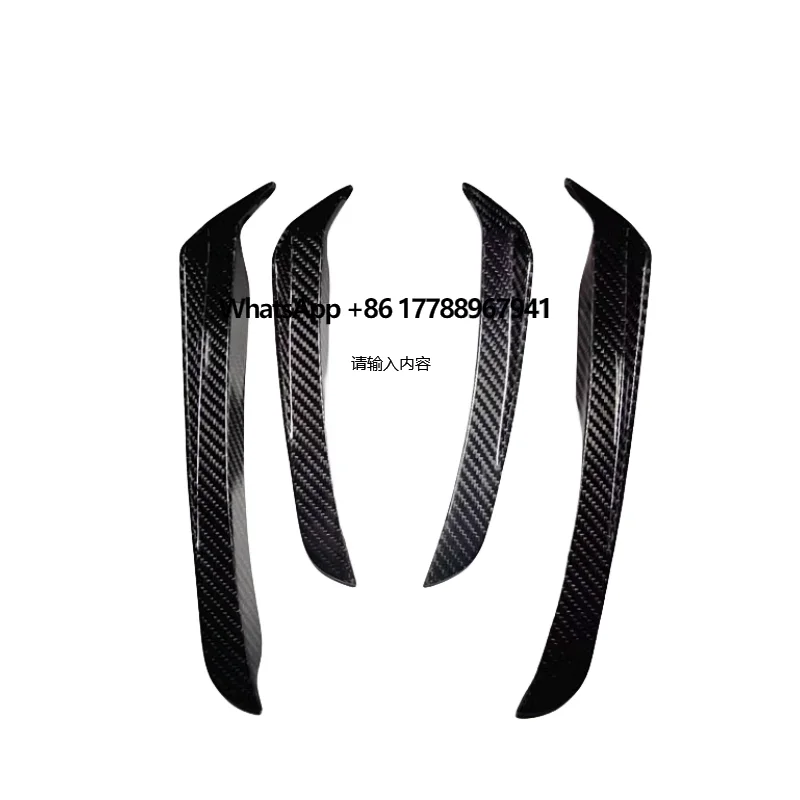 

High Quality T Style Dry Carbon Fiber Front bar Splitter Is Used for M5 M5 F90 Body Kit in 2018-2019