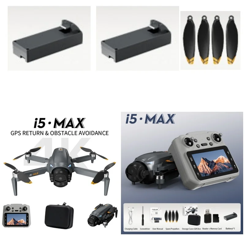 3.7V 2000mAh Battery For i5MAX Screen Drone Battery i5MAX Drone Battery Propeller Accessories i5MAX RC Dron Battery Parts