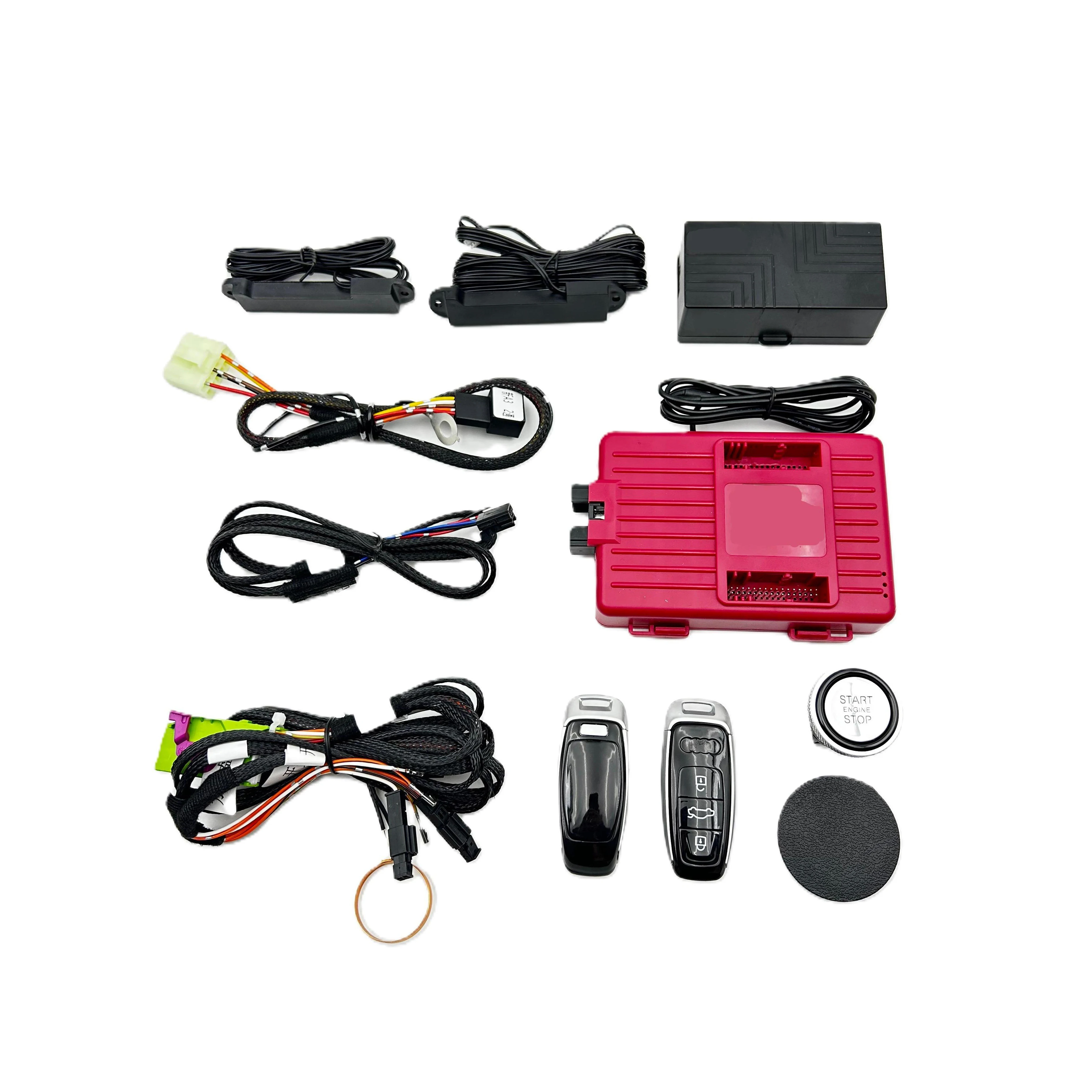 

Chidengde For Audi A3 Q3 Q2L Upgrade Push Start System Smart Key Remote Starter Keyless Entry Car Accessories Push Start System