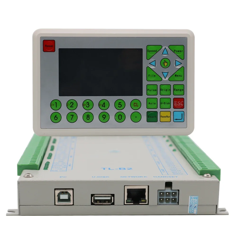 QDHWOEL 7-Axis Motion Control For Large Laser Cutting Machine 4 Laser Heads TL-B2 CO2 Laser Controller