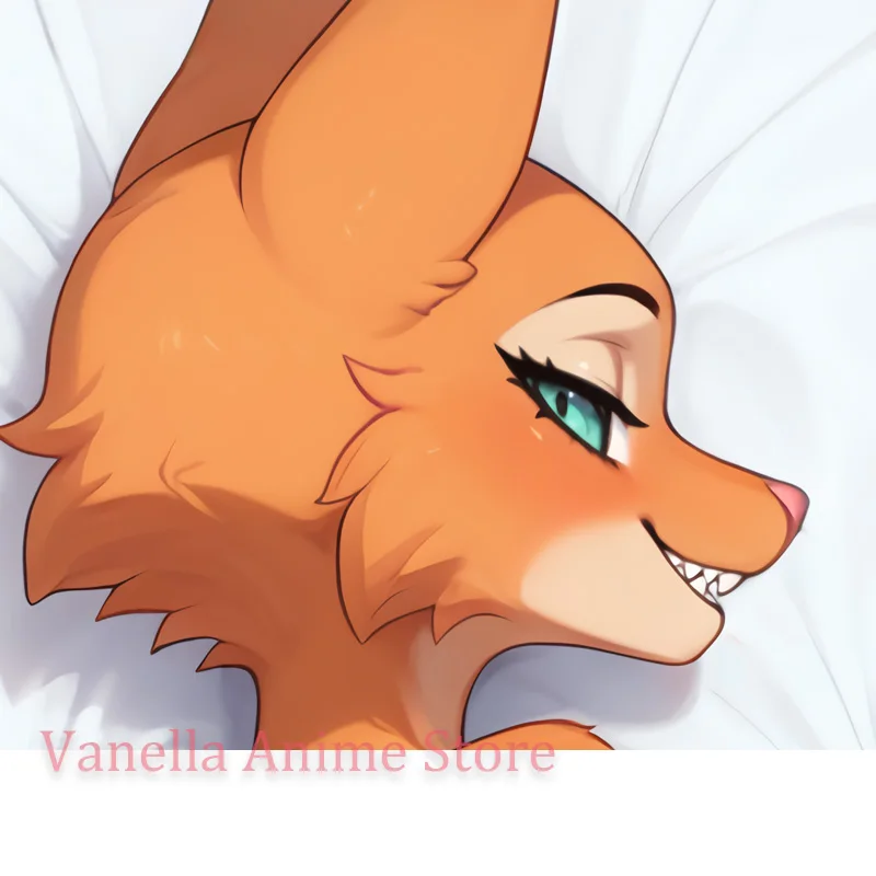 Dakimakura Anime Pregnant Diane Fox Boy Double-sided Print Body Pillow Cover Life-size Pillowcase Gifts