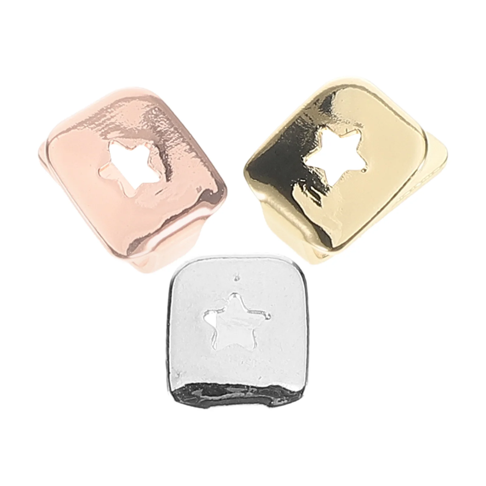 3 قطعة الهيب هوب الأسنان شواء شريط عمودي غطاء الأسنان الأسنان وهمية حفلة الأسنان الديكور موضة الفم شواء غطاء الأسنان وهمية