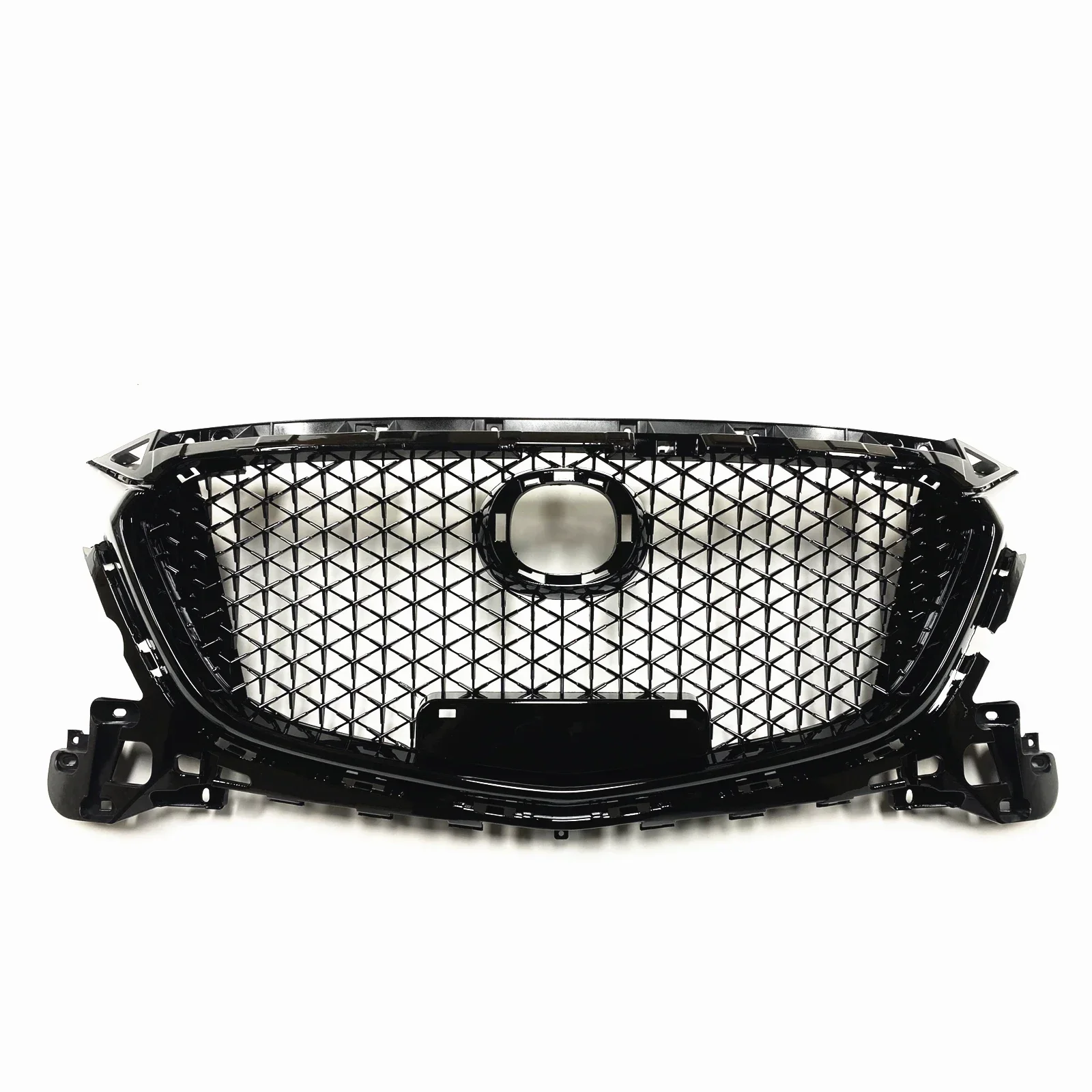 

Suitable for Mazda 3 Axela 2017-2022 CAR Front Honeycomb Grille Bumper Intake Hood Radiator Mesh Honeycomb Style Grid Sky
