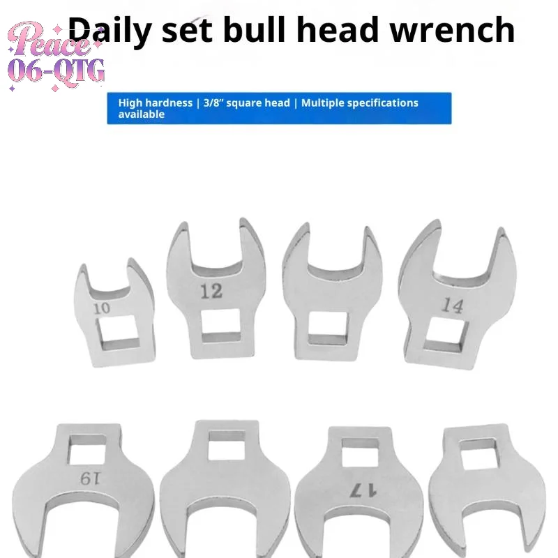 

Новинка, 8 шт., 3/8 дюйма, сменная ручка, набор ключей с храповым механизмом, средний привод, L-образный рожковый гаечный ключ, аксессуары