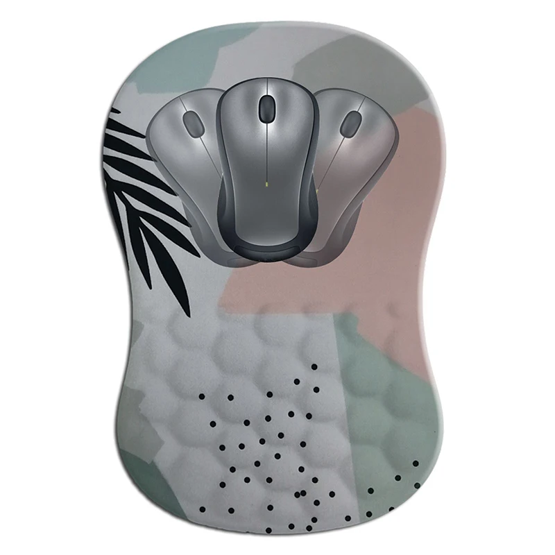 Ergonomic Wrist Rest Mouse Pad Comfortable Wrist Support Non Slip Mice Mat Memory Cotton Large Mouse Pad Office Accessories