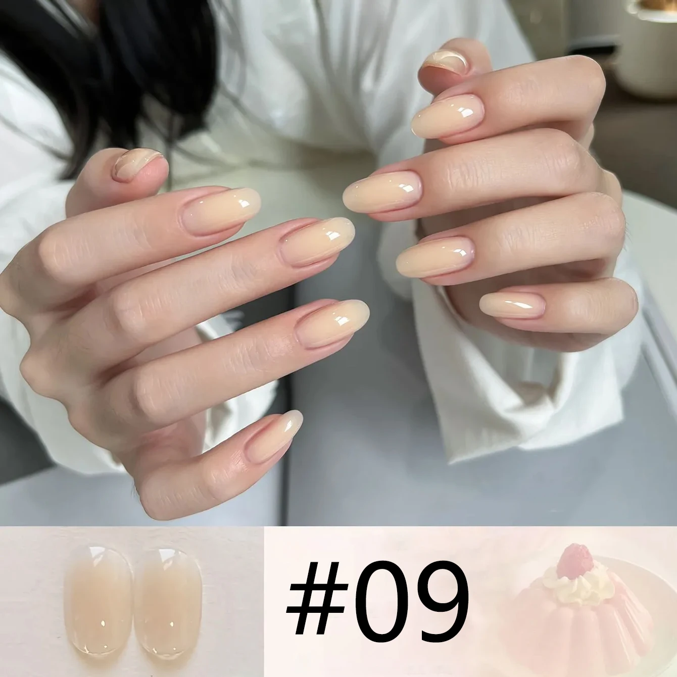 2026 Beliebter Icy Jelly Nagelgel-Lack, Makronen-Pastellfarbenes Transparentes Nagelgel, Cremige Textur, Aushärtbares UV-Gel für Nagelstudios – Detail 10