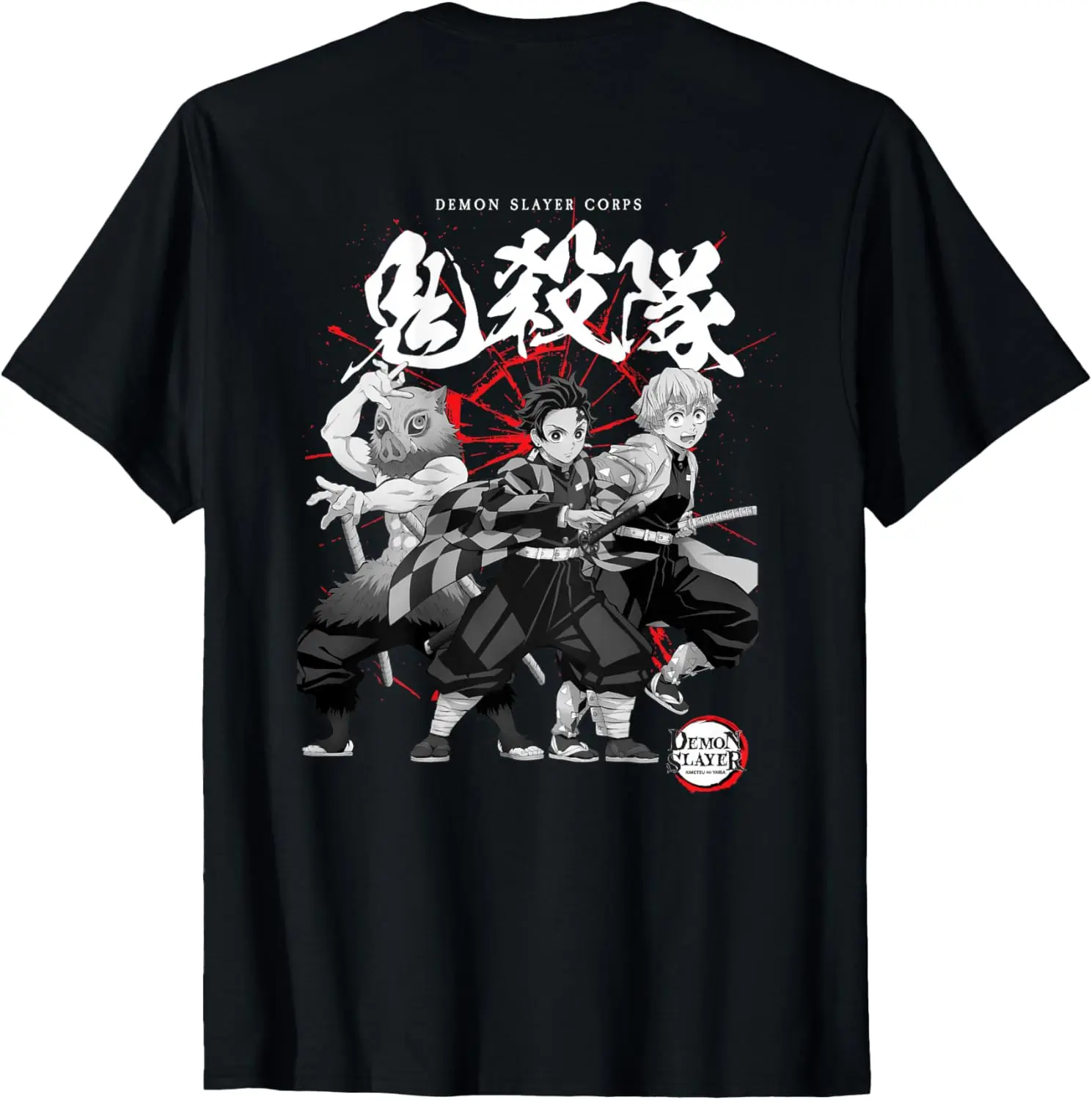 Demon Slayer: Kimetsu No Yaiba Tanjiro Zenitsu Inosuke Trio T-Shirt S-6XL