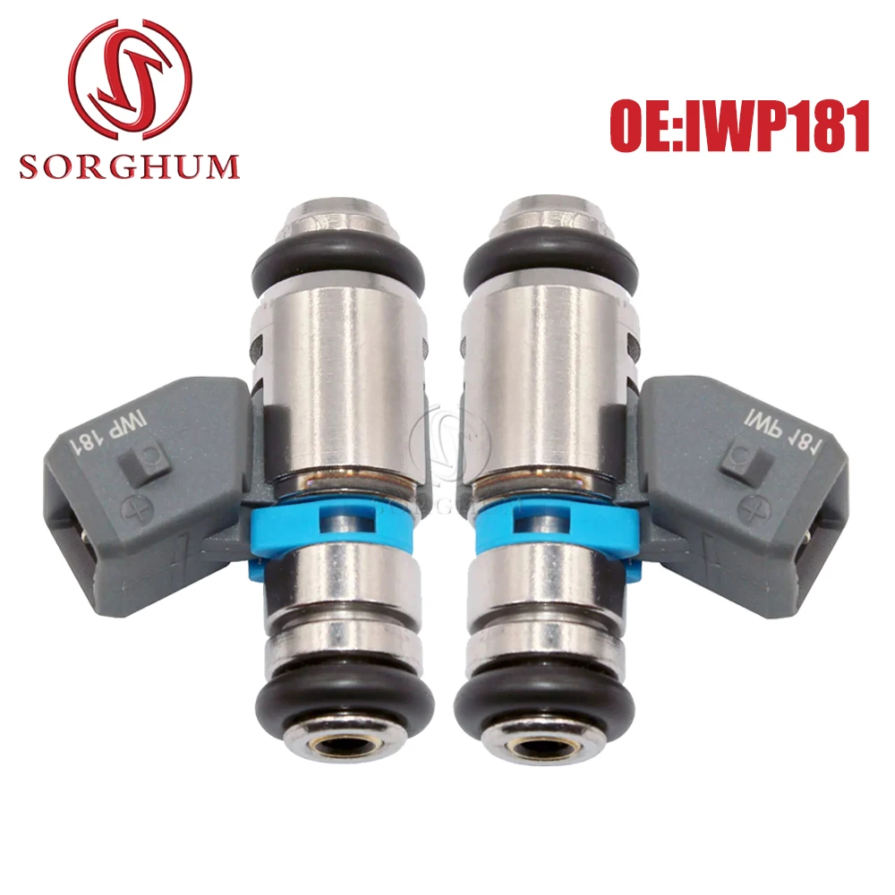 

SORGHUM 2PCS New Fuel Injectors Fit for 2007 2008 Harley Davidson Sportster Custom XL 1200C SIL U8 IWP181 27706-07A 994635-3731