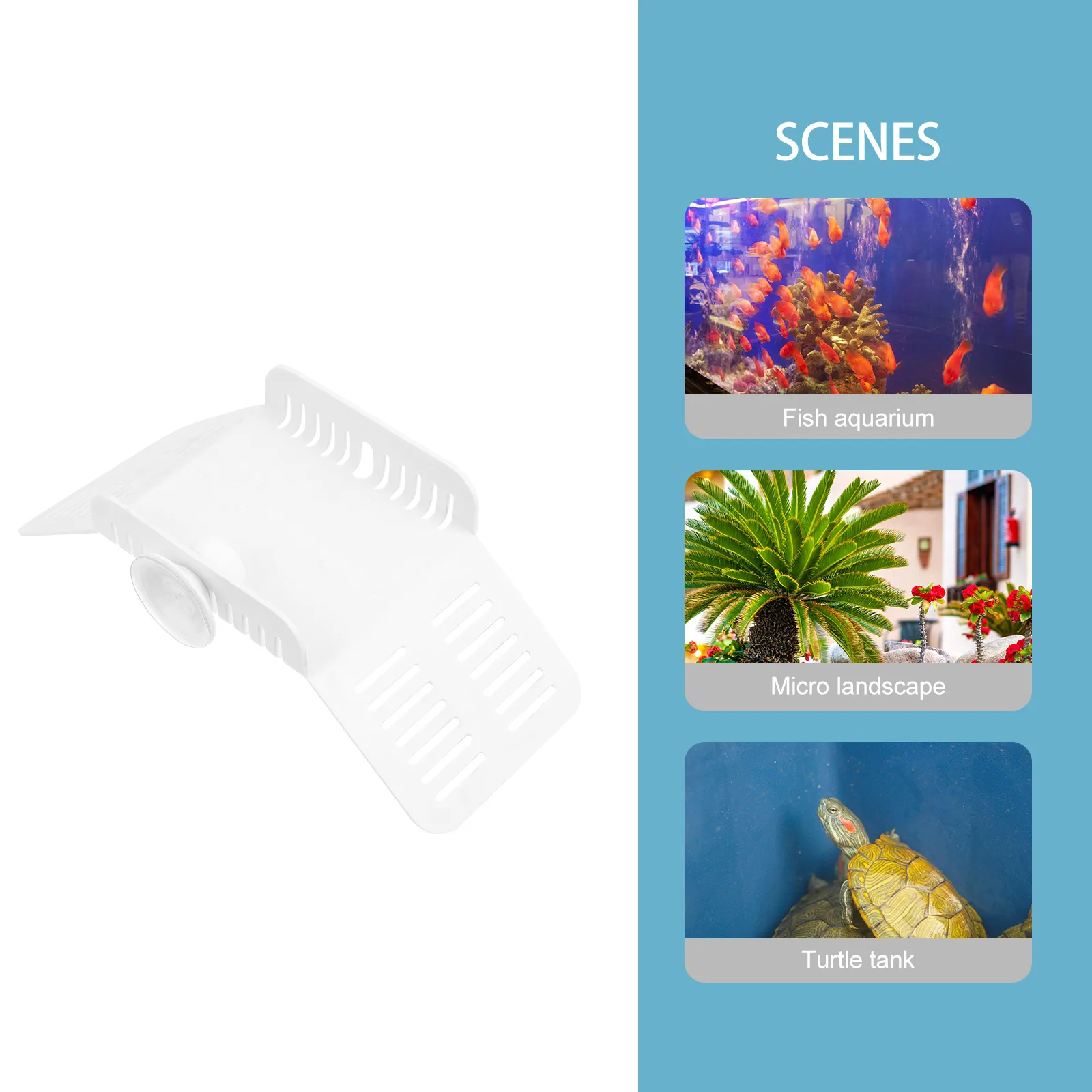 

1pc Turtle Basking Platform Plastic Aquatic Turtles Tank Resting Accessory Reptile Spot Floating Decor