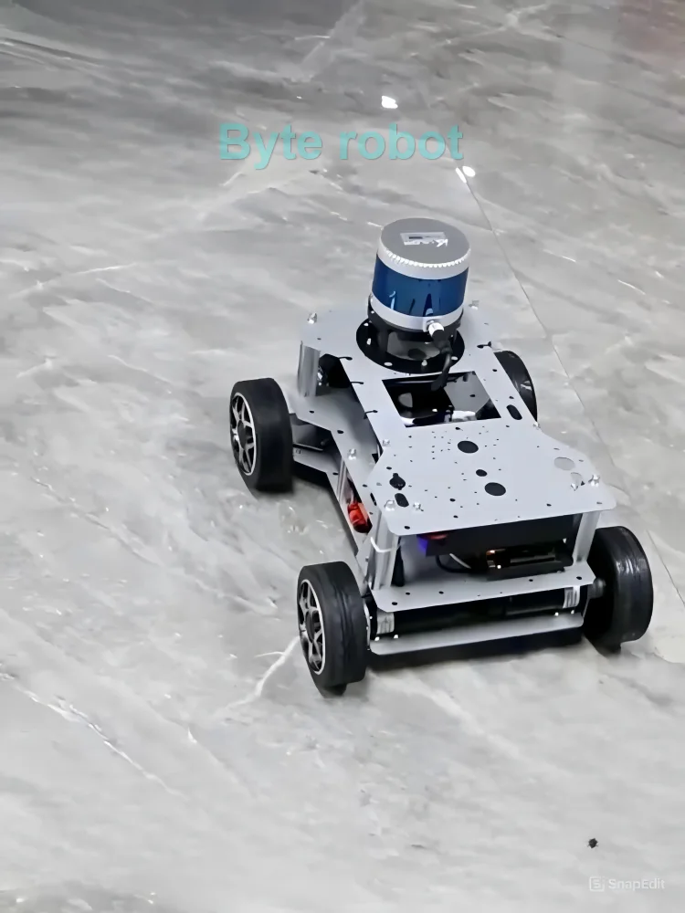 Metalowy podwozie Ackerman 4WD do pojazdów bezzałogowych, precyzyjny silnik z enkoderem GMR do Arduino STM32, programowalny robot DIY.