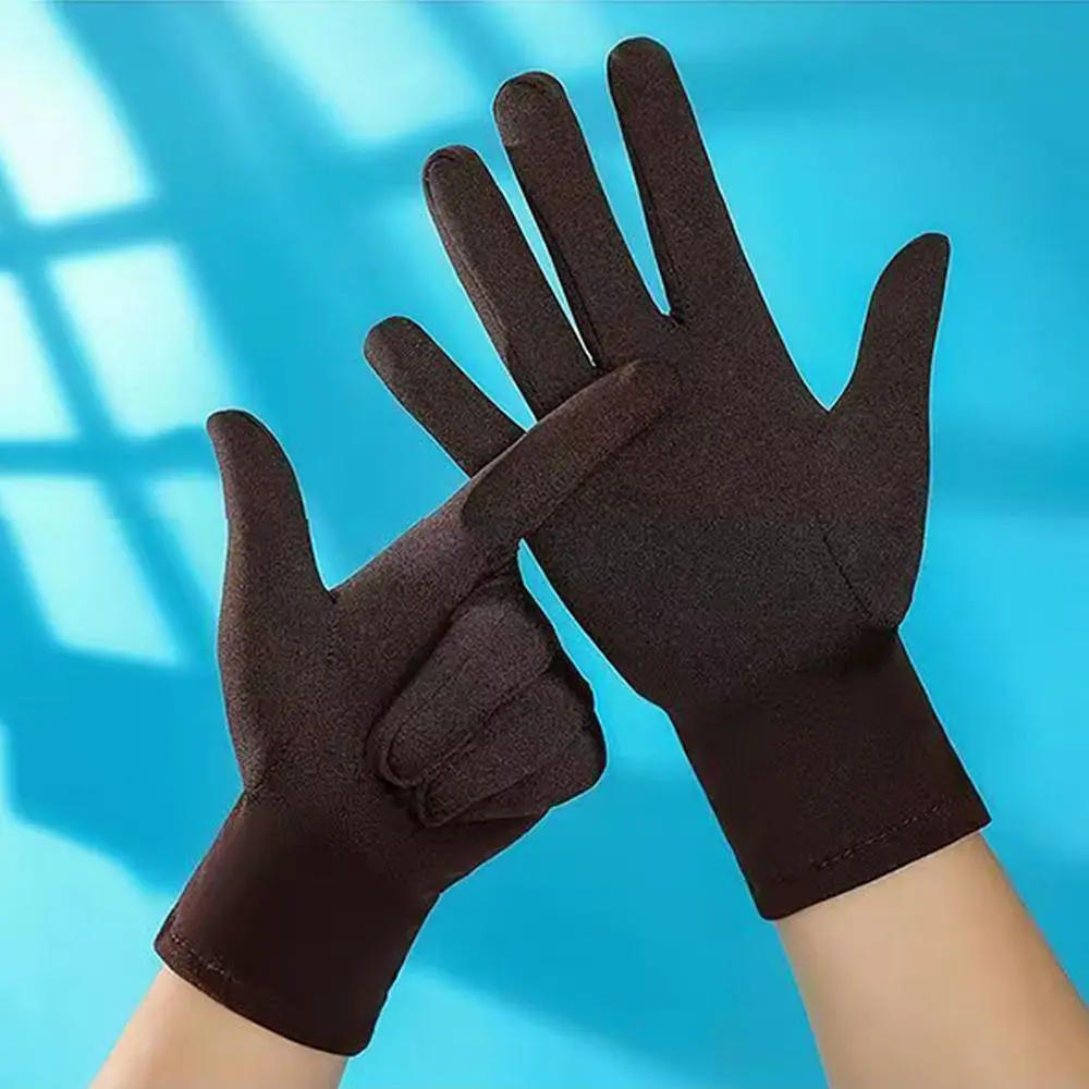 

Модные теплые мужские зимние перчатки, ветрозащитные морозостойкие перчатки для вождения, эластичные мягкие варежки для бега