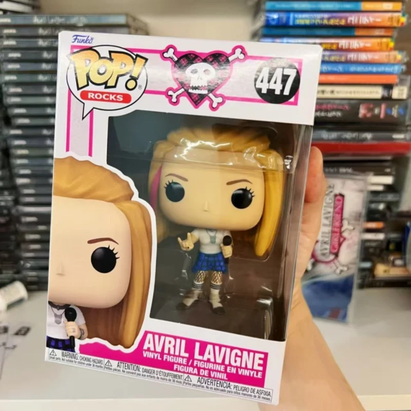 

Funko Pop Avril Lavigne Girlfriend Action Figure Anime Singer-songwriter Vinyl figure Rocks lineup Collectible Gift Cartoon Desk