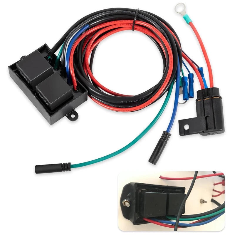 Boats Replacement Relay Harness Fit for Atlas Hydraulic Jack Plates 2014+, Replace AHJRELAYKIT-2-DP ,Marine Electronics Parts