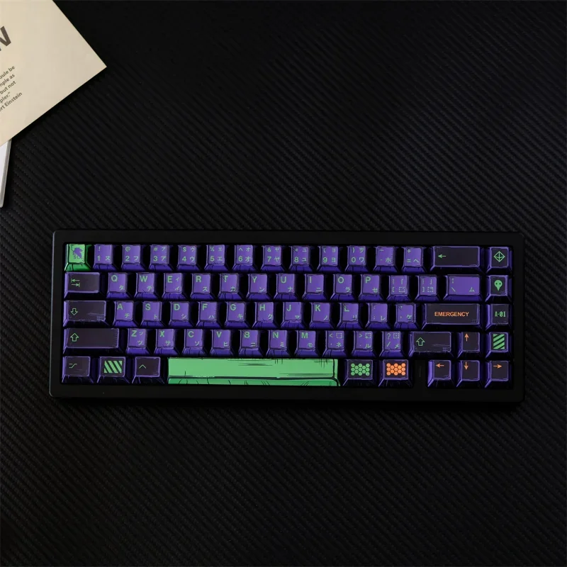 Comic mixed lamp BOW initial machine EVA can be used as a small language original keycap small full set of 78 keys hot sublimati view 4