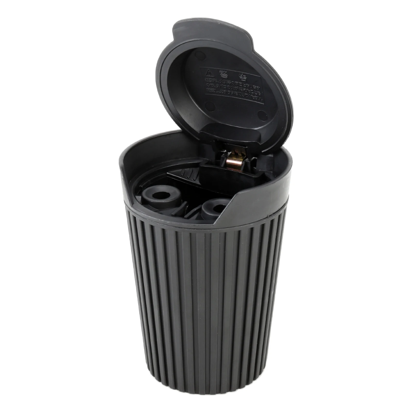 Universal Plastic Car Trash Rubbish Bin Washable Ashtray High-density Fire Protection with Stainless Steel Non-flammable