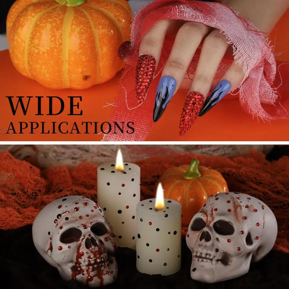 5Sheets Face Gems Rhinestones for Face Makeup, Halloween Stickers