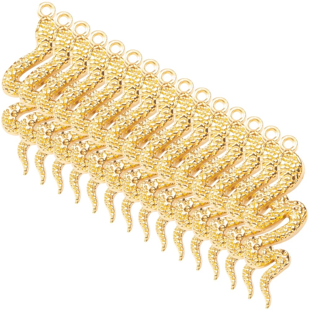 

48 шт., подвески в виде змеи, эстетические подвески в виде животных для изготовления ювелирных изделий, брелки, подарки, любители рукоделия, подвески в виде змеи