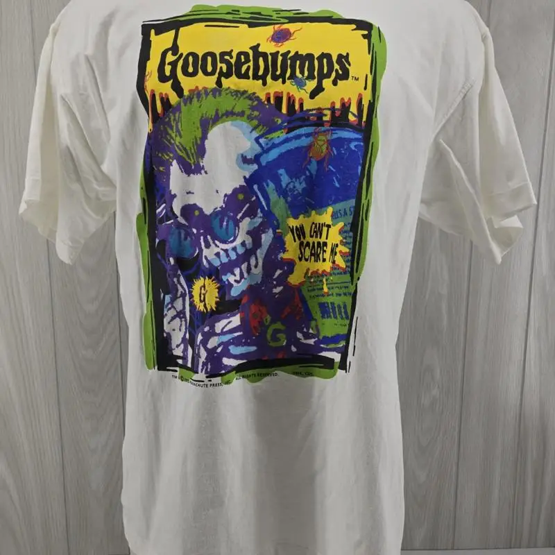 قميص Goosebumps الكلاسيكي لعام 1995 مقاس XL - لا يمكنك إخافتي - مكبس المظلة # 1