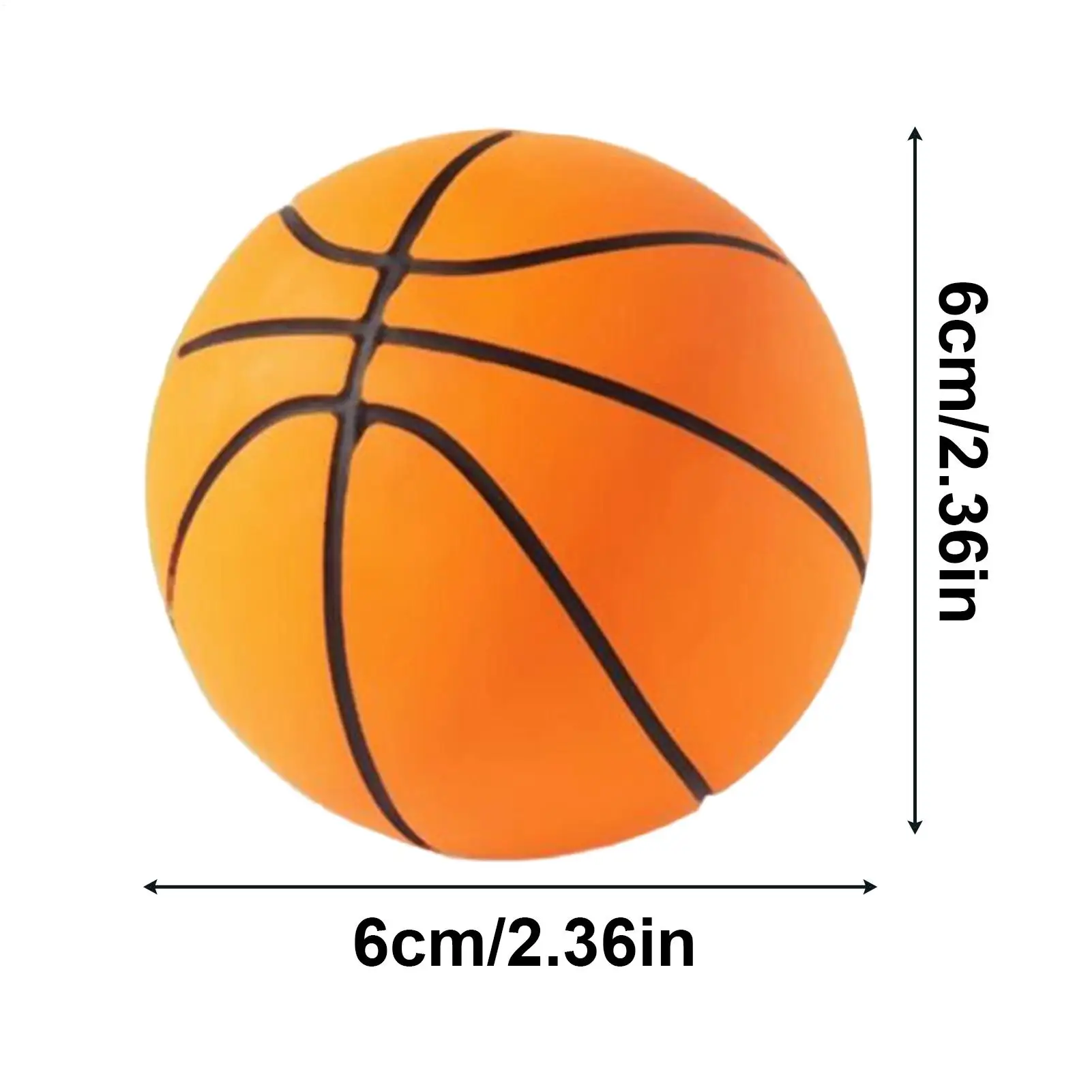 มินิบาสเก็ตบอล ของเล่นกีฬาเด้งดี ขนาด 2.36 นิ้ว บาสเก็ตบอลจิ๋วสำหรับเด็ก เล่นในร่ม เด็กผู้ชาย เด็กวัยหัดเดิน งานปาร์ตี้กลางแจ้ง ห้องนอน ห้องเรียน
