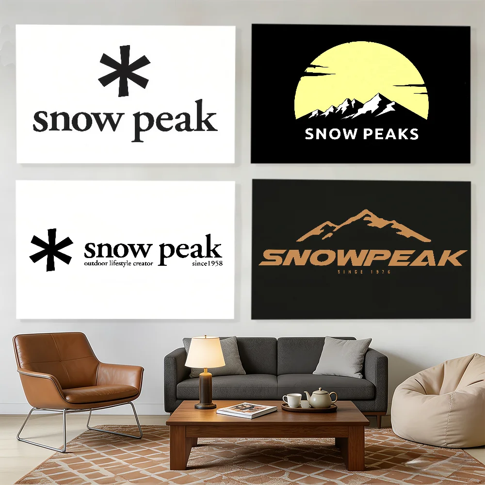 S-Snow Logo P-Peak-S flag Decorative Banners Suitable For Outdoor Camping Family Parties And Garden Walls Gift