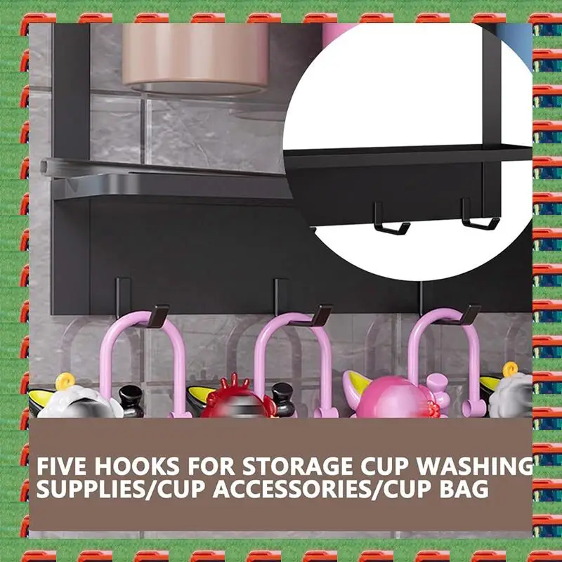 

ABMO Magnetic Cup Storage Rack, For Stanley Cup Holder For Fridge, Magnetic Cup Storage Holder For Fridge, Organizer Shelf