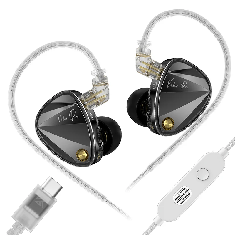 Kz Vader pro in-ear monitor hifi hoofdtelefoon echt gebalanceerde high-end 6-driver dynamische iem hoofdtelefoon aanpassing schakelaar hoofdtelefoon
