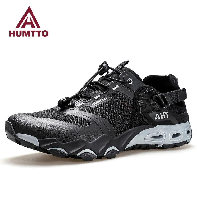 

HUMTTO Sports Summer Casual Shoes Mens Breathable Fashion Non-Leather Sneakers for Men Luxury Designer Brand Black Man Trainers