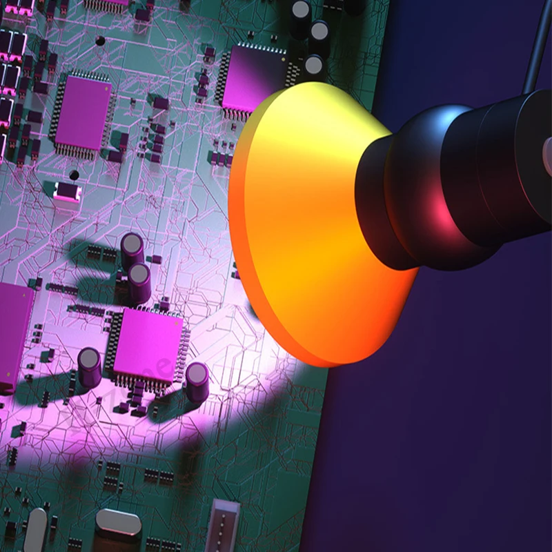 Imagem -02 - Alta Intensidade uv Inteligente Cura Violeta Lâmpada para Telefone Placa-mãe Lcd Reparação uv Loca Óleo Verde Cura Luz b & r G10w
