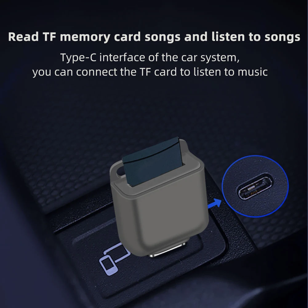 

USB C To Micro SD Card Adapter Type C Micro SD/TF Card Reader with Lanyard USB C Memory Reader Adapter for Laptop Tablet Phone