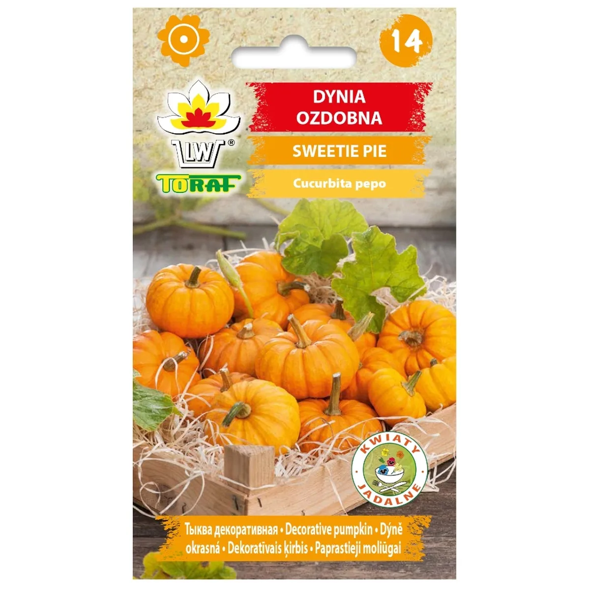 Pumpkin Ornamental Sweetie Pie Vegetable Seeds 2G-TORAF