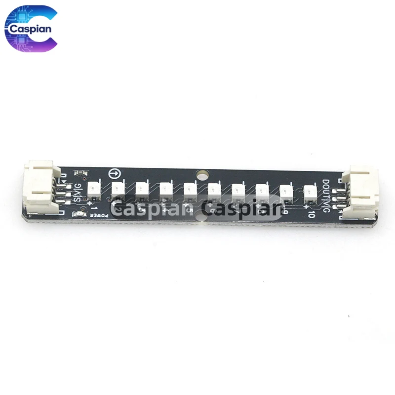 

1PCS 10 Bit RGB LED Strip Light WS2812B Programmable 5V Color Changing Colorful Strip Light For Arduino Kit ESP32 diy kits