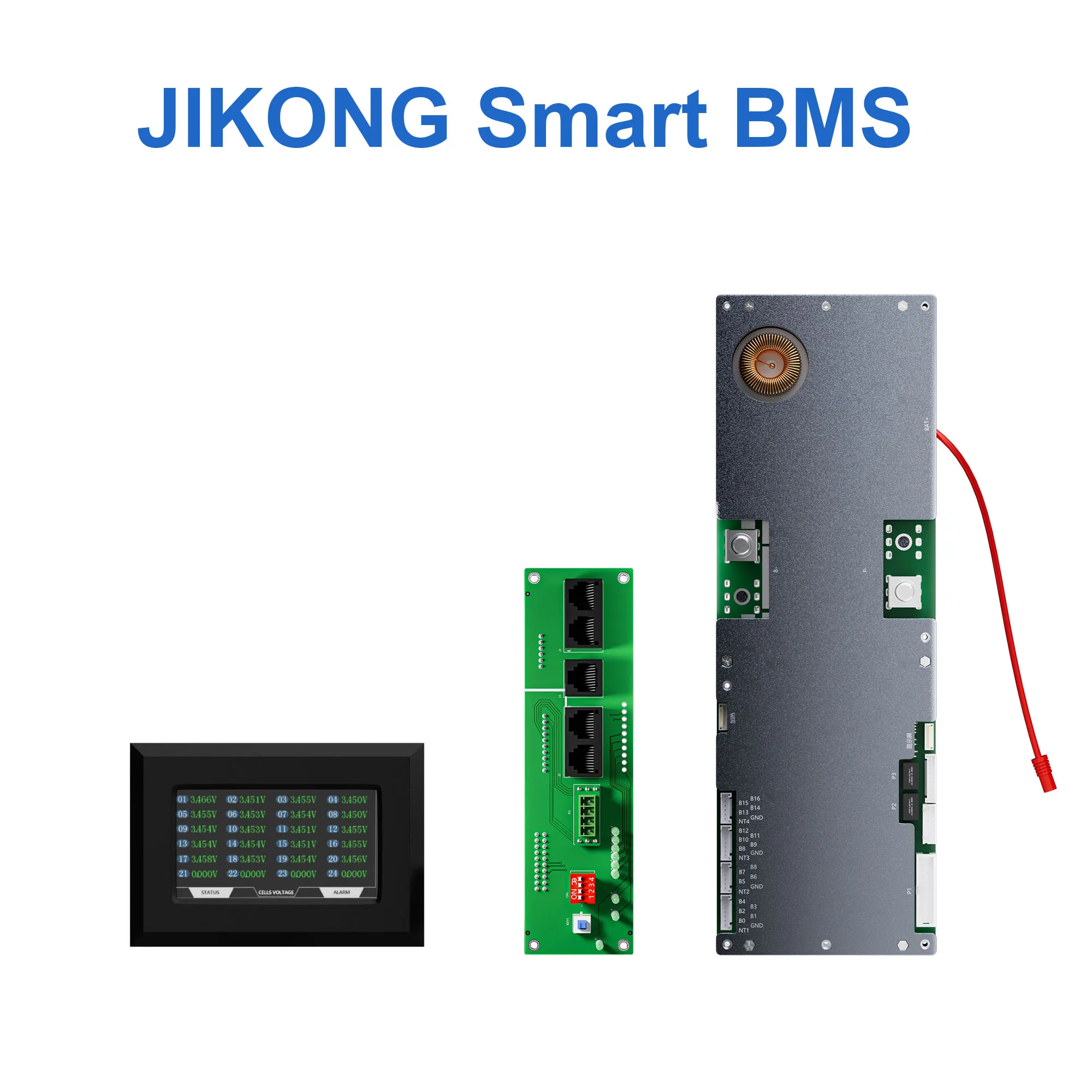 

JKBMS 8S 16S Smart Inverter BMS Active Balance Current Lifepo4/Li-ion/LTO for Growatt Deye Inverter Home Energy Storage Board