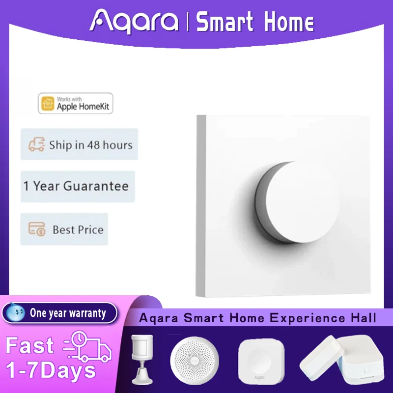 New Aqara H1 Knob Switch Smart switch wireless light switch with ZigBee wifi support Apple Homekit App smart home Remote Control